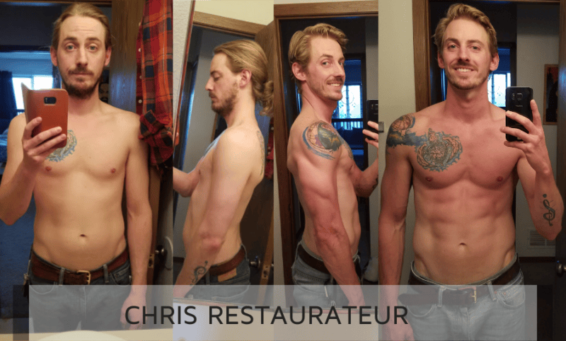 Chris sharing a Fit Men Project experience